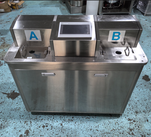 Máquina de Cementación de Calzado FS-096, Equipo Manual de Alimentación en Frío para Borde Lateral de Empeine y Plantilla de Cuero, con Cepillo de Encolado, 220V, PLC Core - Product Image 3