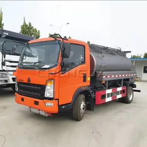 4X2 4000l 5000 Liter Brandstof Tanker Truck