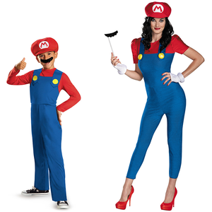 Costume de déguisement de carnaval pour adultes et enfants, costume de garçon, costume d'Halloween pour enfants, plombier vert pour hommes - Product Image 6