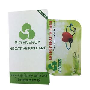 अनुकूलित 3000 आयन जैव स्केलर ऊर्जा कार्ड क्वांटम नकारात्मक आयन स्वास्थ्य देखभाल उत्पाद मैनुअल और बैग के साथ - Product Image 2