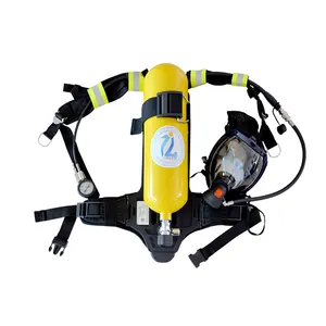30Mpa Self-Rescue Portable Carbon Positive Pressure Air Breathing Apparatus 6L SCBA for Firefighting