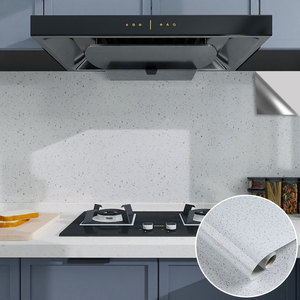 Papier peint vinyle auto-adhésif imperméable à l'eau pour <span class=keywords><strong>cuisine</strong></span> moderne, motif géométrique en marbre blanc, rouleau auto-adhésif - Product Image 4