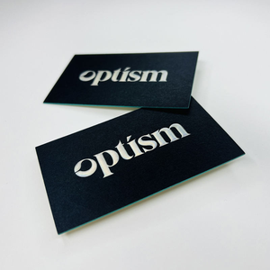 Cartes de visite de luxe gaufrées, cartes de remerciement personnalisées, impression de logo, cartes de marque personnalisées, impression en gros - Product Image 3