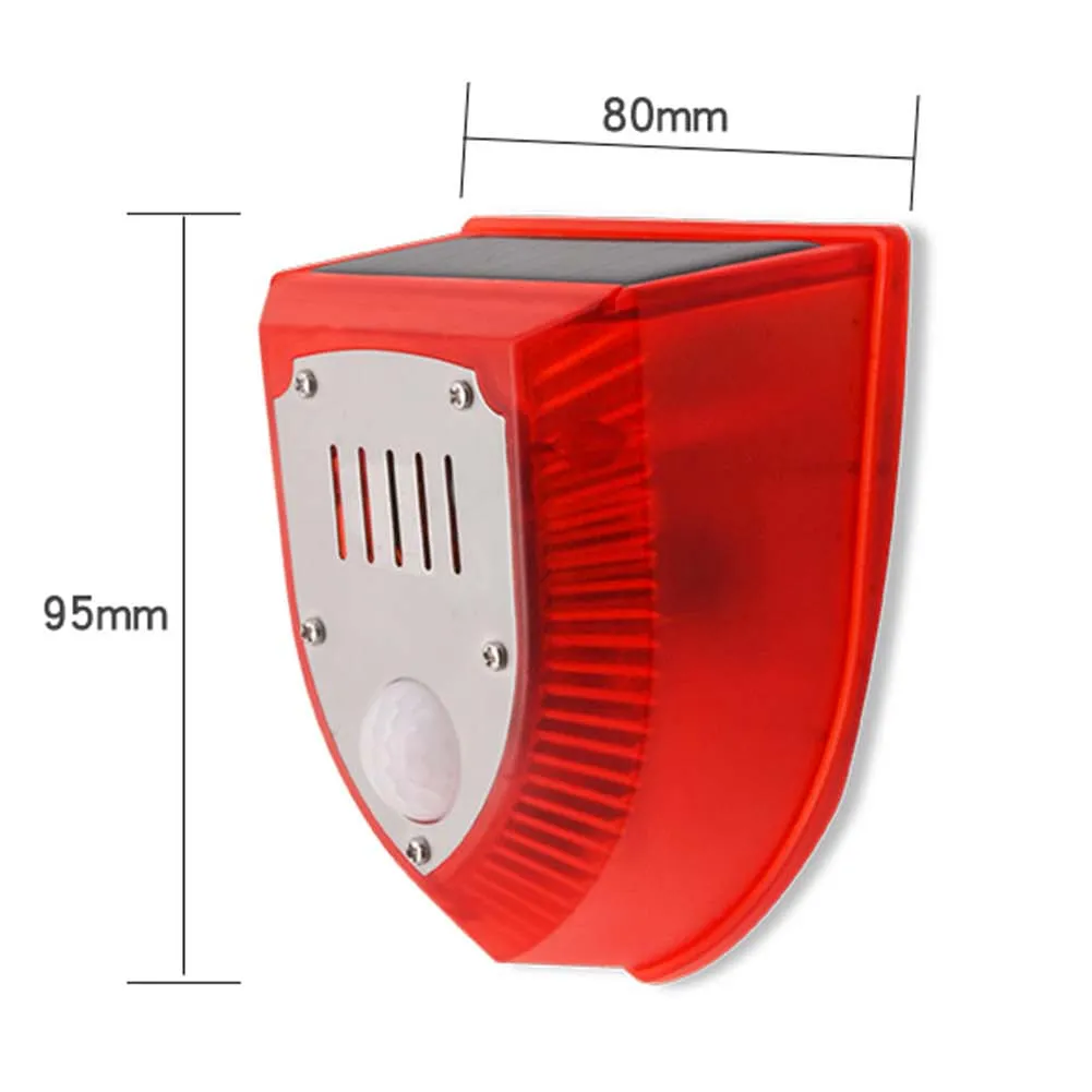 Alarme solar de segurança de boa qualidade, com controle remoto rf, 129db, sirene, sistema de alarme doméstico, para áreas externas, ip65, alarme solar