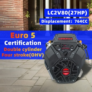 Động cơ thuyền L0cin 27HP/764CC 4 thì xăng, <span class=keywords><strong>2</strong></span> xi-lanh, khởi động điện, tiết kiệm nhiên liệu, OHV, công nghiệp, LC2V80, bạc đạn hộp số - Product Image 2