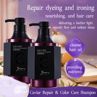 Formula Pembersih Perawatan Rambut Bebas Silikon Premium OEM Label Pribadi Caviar Caviar Repair & Color Care Shampoo