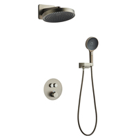 Vente chaude Moderne Pistolet Métal Gris Système De Douche Mural Multi-Fonction Pluie Robinets De Bain pour Salle De Bains & Hôtel Utilisation