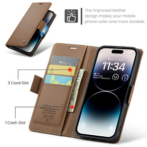 เคสโทรศัพท์หนัง PU ย้อนยุคกันตกสำหรับ <span class=keywords><strong>iPhone</strong></span> 15 <span class=keywords><strong>14</strong></span> 13เคสฝาพับหัวเข็มขัดแม่เหล็กสำหรับ <span class=keywords><strong>iPhone</strong></span> 15PLUS 15Pro 15PROMAX - Product Image 4