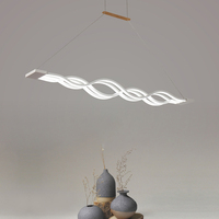 Nuevo candelabro colgante único para encimera de cocina, luz colgante de gel de sílice para comedor