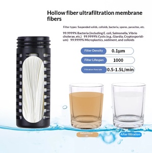 Botella de <span class=keywords><strong>Agua</strong></span> Plegable Portátil TPU WILD WAY para Deportes al Aire Libre, Senderismo, Montañismo, para Hombres y Mujeres - Product Image 2