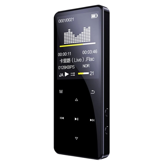 OEM TBD0426906301 MP4 Player with FM Radio for 5.0 Aluminum Alloy >20 Hours Battery Life Multi-Function Touch for Students