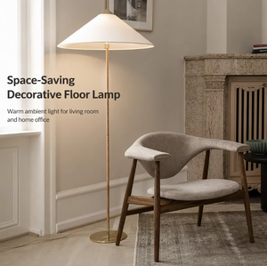 Lámpara de Pie Moderna y Sencilla Estilo Wabi-Sabi, Base E27 LED, Control Remoto, Pantallas de Bambú y Ratán Tejidas, Madera Rosa, para Dormitorio/Sala de Estar - Product Image 3