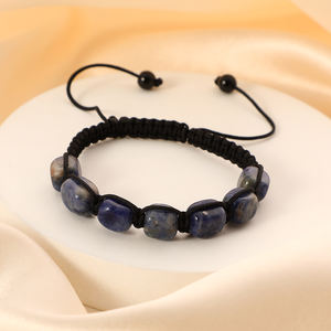 กำไลข้อมือหินเสือเจ็ดสีกำไลข้อมือลูกปัดหินบำบัดปรับได้กำไลลูกปัดหินธรรมชาติ - Product Image 6