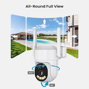 Caméra WiFi intelligente 6MP, 360° °   Suivi automatique PTZ, 3K HD, vision nocturne couleur, détection humaine pour la sécurité à domicile et en <span class=keywords><strong>entreprise</strong></span> - Product Image 2