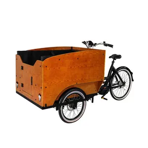 Электрический грузовой трехколесный велосипед большой вместимости 5, детский велосипед-переноска для переноски детских товаров