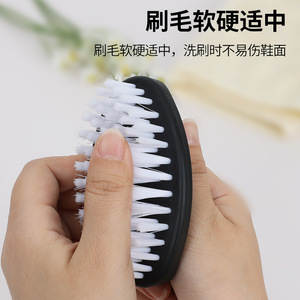 Yinste <b>Shoe</b> Brush Oval <b>Soft</b> Bristles Multi Functional Cleaning For <b>Shoes</b> Household Use - Product Image 3