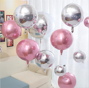 Ballons en feuille 4D parfaits <span class=keywords><strong>et</strong></span> ronds de 22 pouces, colorés, pour les décorations de fête d'<span class=keywords><strong>anniversaire</strong></span>, vente chaude - Product Image 6