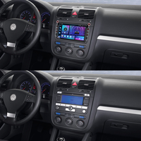 Autoradio Android 8 pouces avec GPS, navigation, lecteur multimédia, compatible CarPlay et Android Auto pour les véhicules de la série VW Volkswagen