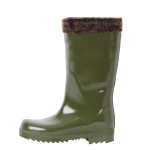 Nouvelle collection Offre Spéciale bottes de pluie en plein air anti-dérapantes chaudes doublées de fourrure pour hommes bottes de pêche à la neige d'hiver - Product Image 5