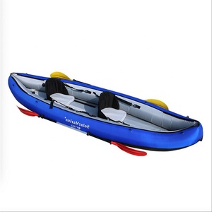 Kayak gonflable marin solaire portable de 330cm canoë de sport nautique pour 2 personnes pour les aventures en plein air - Product Image 6