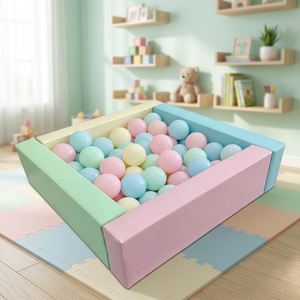 AUDATOYS - Piscina de Pelotas de PVC Personalizada de 4 pies para Bebés y Niños Pequeños, Uso en Interiores y Exteriores, en Entornos Escolares - Product Image 3