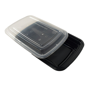 Yiqiang Disposable Plastic Microwave Square Lunch Box Food Container