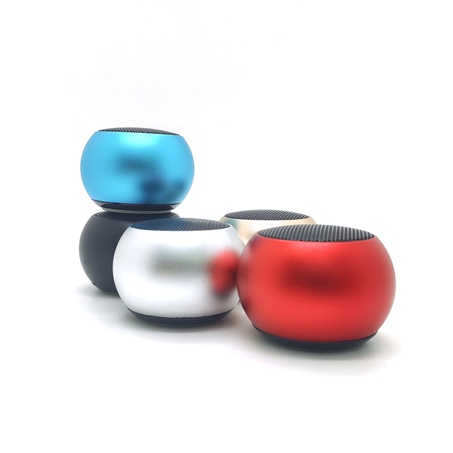 Metal Mini Wireless BT Gift Speaker Cute Hot Selling Portable Colorful Stereo Woofer Active Speakers