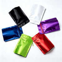 Sachets refermables à fermeture éclair pour snacks, emballages personnalisés pour le stockage alimentaire à long terme