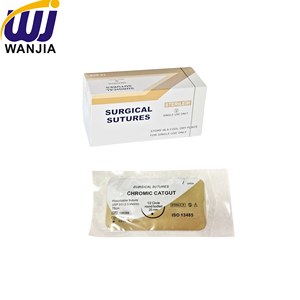 <span class=keywords><strong>Sutura</strong></span> Quirúrgica Absorbible WANJIA, Hilo PGA con Aguja, Certificación CE Clase II, Uso Médico Hospitalario y Veterinario, Estéril, Individual - Product Image 4