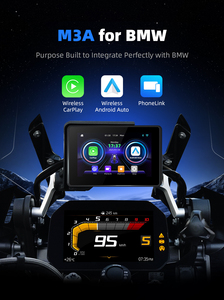 Navigateur <span class=keywords><strong>GPS</strong></span> pour moto BMW avec CarPlay et Android Auto, écran tactile 5 pouces, étanche IP67, pour <span class=keywords><strong>R1200GS</strong></span>/R1250GS/S1000XR Karadar M3A - Product Image 2