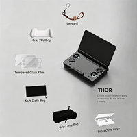 Étui de protection classique S pour accessoires AYN Thor, coque en TPU, cordon, verre trempé
