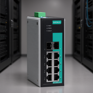 Moxa EDS-G308-2SFP กิกะบิต อุปกรณ์สวิตช์อีเธอร์เน็ตแบบไม่ต้องจัดการ 8 พอร์ต สำหรับเครือข่ายอุตสาหกรรม - Product Image 3