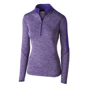 Camisa de manga larga con cremallera para mujer de <span class=keywords><strong>lana</strong></span> <span class=keywords><strong>merino</strong></span> al por mayor - Product Image 4