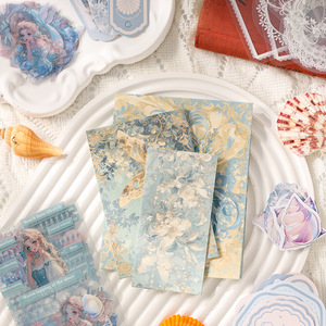 กระดาษตกแต่งลายวอลซ์สุดหรู 130 แผ่นต่อแพ็คเกจ ซีรีส์เรโทรอาร์ต สำหรับงาน DIY - Product Image 3