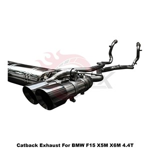 Sistema de Escape Electrónico con Válvulas Vortex Performance para BMW X5M X6M F85 F86 4.4T S63 V8 Sound - Product Image 6