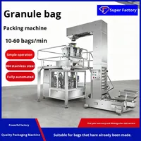 Machine d'emballage de sacs en plastique, machine d'emballage automatique pour aliments, flocons d'avoine, haricots, machine d'emballage verticale multi-têtes