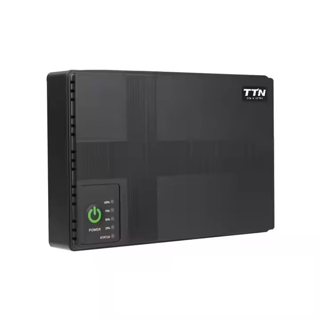 Mini DC UPS 18W 10400mAh Lithium Battery Single Phase Pure Sine Wave Type-C USB Output