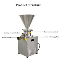Qualité garantie croquante Tahini colloïdal moulin fabricant rectifieuse ligne de Production de beurre d'arachide