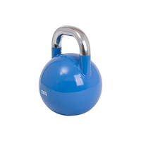 Kettlebell de compétition multicolore VANBO Factory avec poignée chromée, poids calibré, pour entraînement à domicile et en salle de sport commerciale
