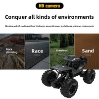 Voiture de course télécommandée AiJH 2.4G avec transmission vidéo en direct, télécommande 6 canaux, portée de 40 m, utilisation intérieure/extérieure, jouets de voiture télécommandée adaptés aux débutants