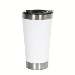 Vasos de Cerveza de Acero Inoxidable de Doble Pared con Aislamiento al Vacío, para Mantener las Bebidas Frías o Calientes, Vasos Antideslizantes - Product Image 1
