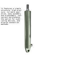 Cylindres hydrauliques à double action personnalisables de haute qualité pour les machines agricoles et l'ingénierie métallurgique
