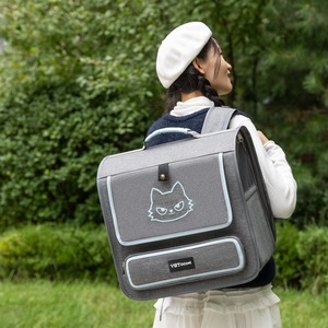 YBTOOpet <b>Cat</b> <b>Backpack</b> Foldable Breathable Oxford Pet Carrier Large Capacity For Travel With <b>Cats</b> Dogs - Product Image 4
