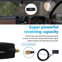 Antenne DAB + avec adaptateur USB lecteur récepteur stéréo GPS autoradio Android pour universel