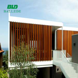 Conception de maison moderne <span class=keywords><strong>pare</strong></span>-<span class=keywords><strong>soleil</strong></span> préfabriquée horizontale/verticale persiennes en aluminium - Product Image 1