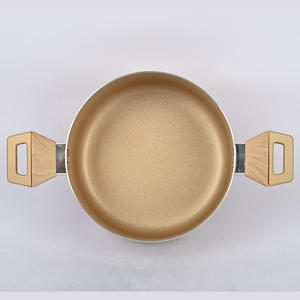 Juegos de utensilios de cocina antiadherentes de 9 piezas con asas para mantener el frío <span class=keywords><strong>y</strong></span> herramientas de silicona, cazuela de vidrio para placa de inducción para cocinar en la cocina - Product Image 3