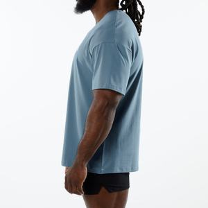 เสื้อยืดสีดำคุณภาพสูงสำหรับผู้ชายและผู้หญิง ผลิตจากผ้าฝ้ายซูพิมา/ปีมา ออร์แกนิค 100% น้ำหนักมาก ขายส่งจำนวนมากแบบกำหนดเองได้ - Product Image 3