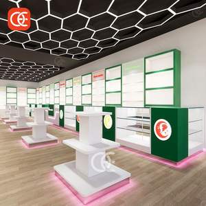 Vitrines à tabac modernes Narguilé en verre Luminaire de magasin <span class=keywords><strong>Smok</strong></span> Boutique Vitrine à cigares Fournitures pour magasins de tabac - Product Image 3