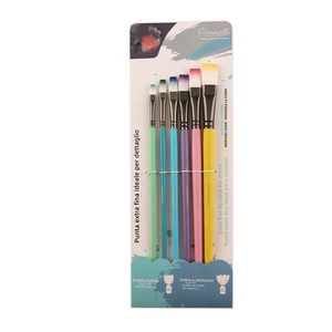 Ensemble de pinceaux professionnels pour peinture miniature, 15 pièces, pointes <span class=keywords><strong>extra</strong></span> fines, détails micro, <span class=keywords><strong>aquarelle</strong></span>, huile, acrylique, artisanat, OEM/ODM, nylon - Product Image 6