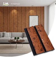 Panneaux rainurés imperméables en charbon de bois PS pour des décors de salon sophistiqués et des accents de plafond sans joint